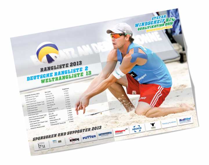 Beachvolleyball - Logo, Webdesign, Printmedien, Fotografie