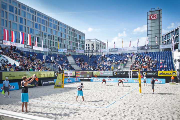 Beachvolleyball - Logo, Web, Print, Foto