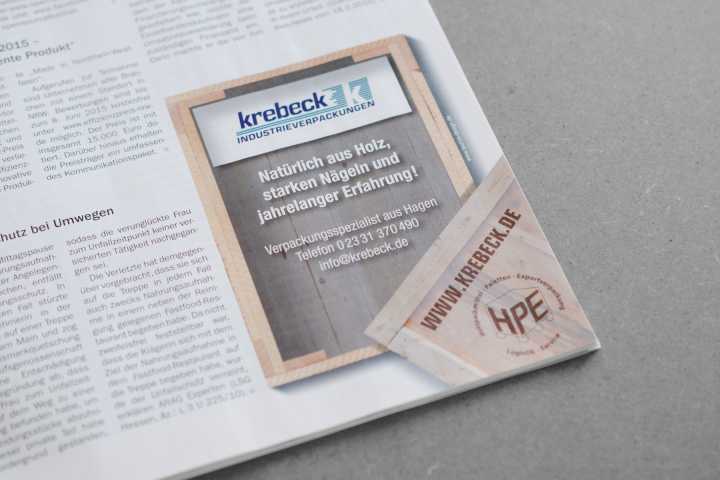 Ad Series - Ad Series for Krebeck Industrieverpackungen