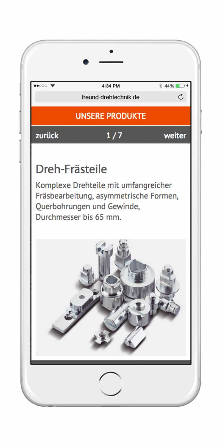 Responsive Webdesign - Entwurf, Umsetzung