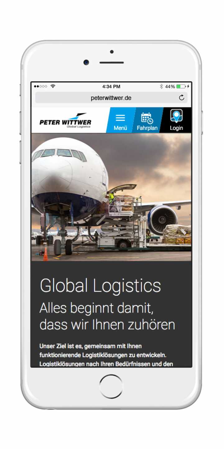 Transportlogistik - Webdesign