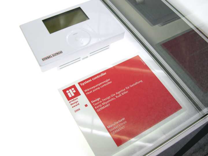 Heat pump control FES Komfort - Product design, User Interface