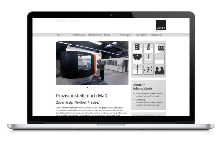 Metallbearbeitung - Webdesign