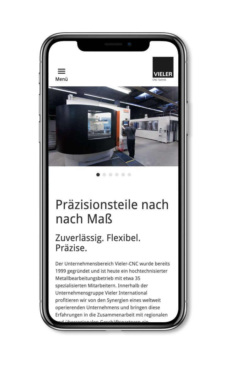 Metallbearbeitung - Webdesign