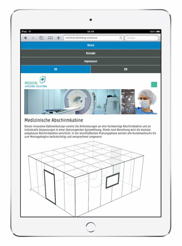 Medizintechnik - Webdesign