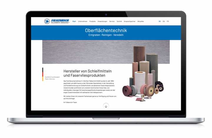 Schleifmittel - Webdesign