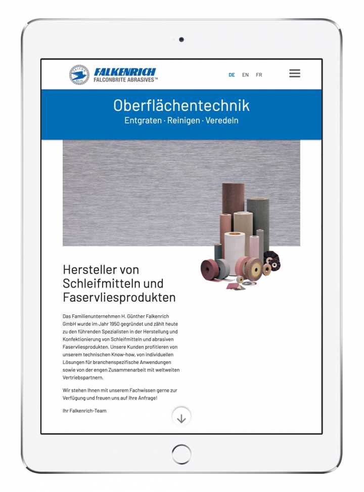 Schleifmittel - Webdesign