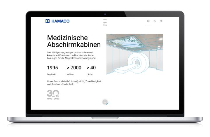 Medical Technology - Artwork, implementation, CMS, logo redesign