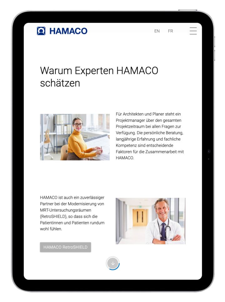 Medizintechnik - Logo, Webdesign, CMS, Fotos