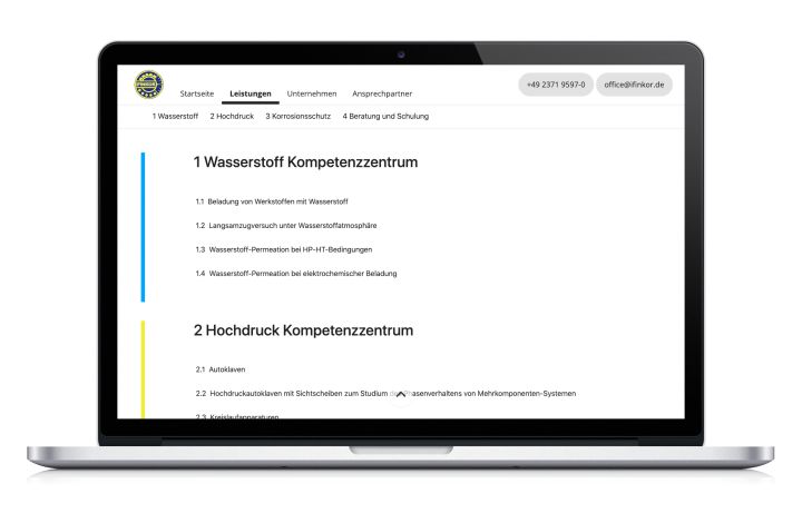 Institut - Webdesign