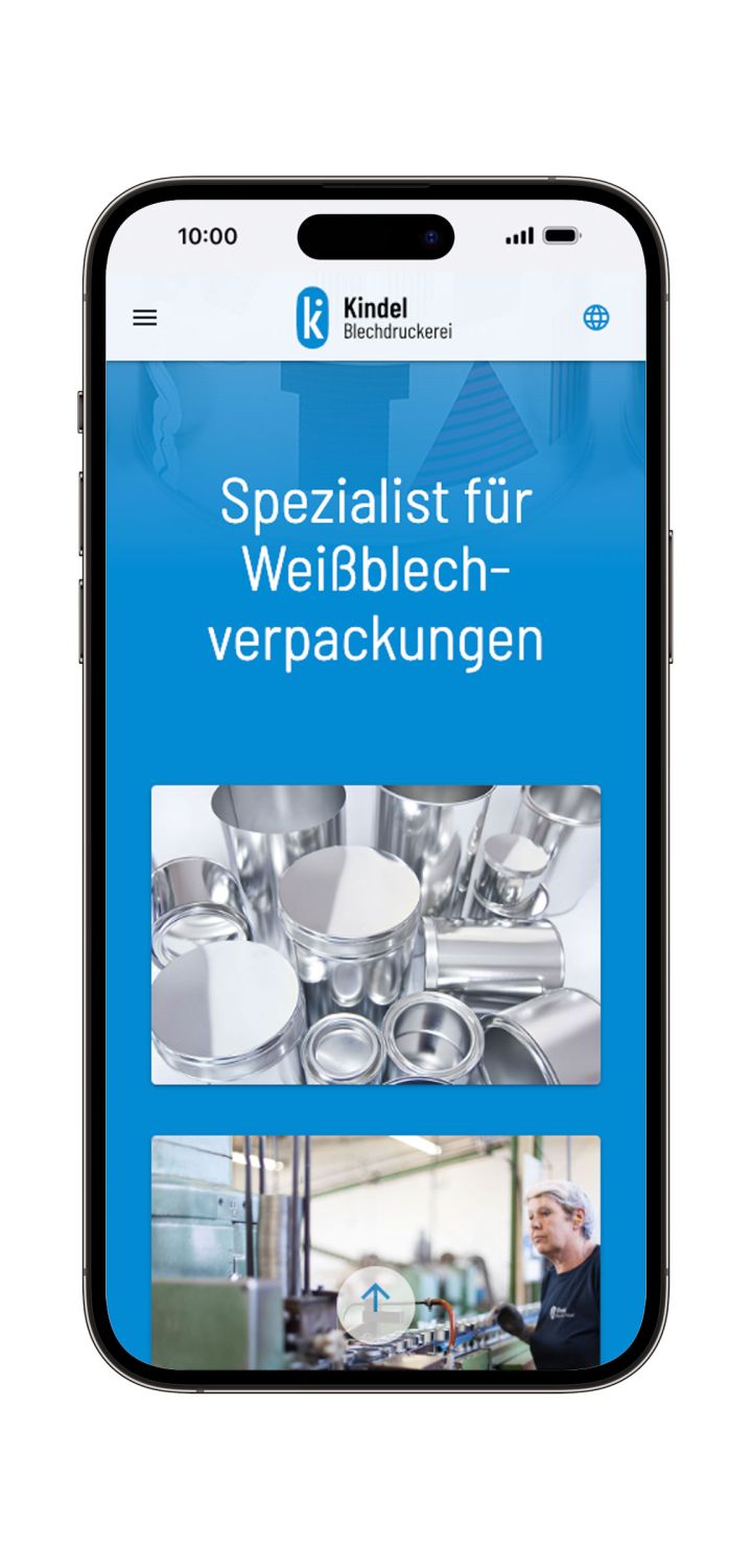 Blechdruckerei - Webdesign