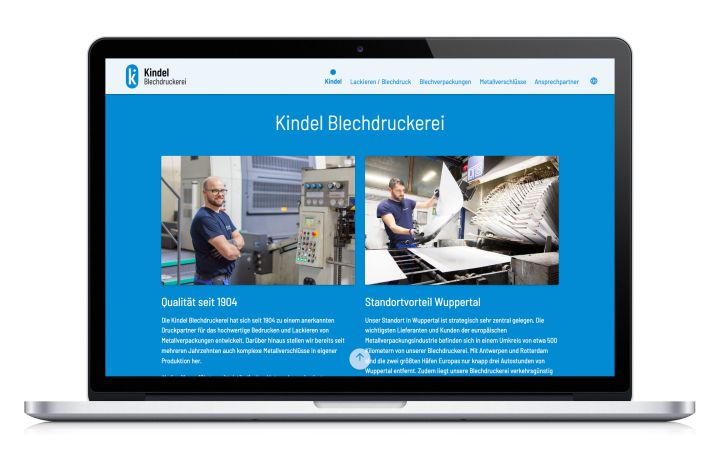 Blechdruckerei - Webdesign