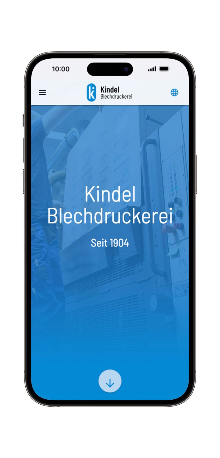 Blechdruckerei - Webdesign