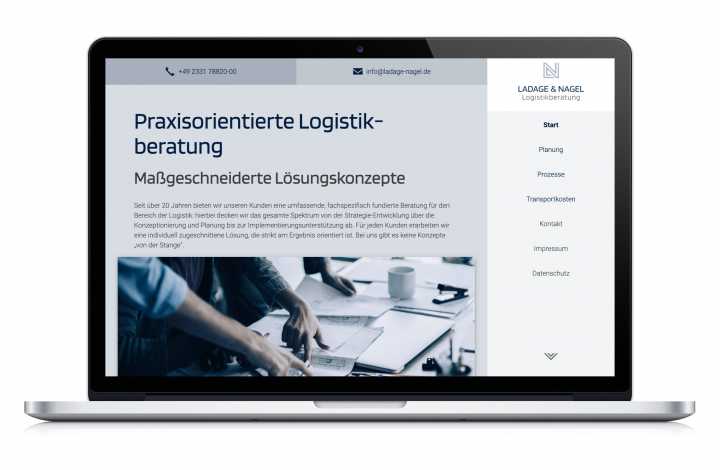 Logistikberatung - Webdesign