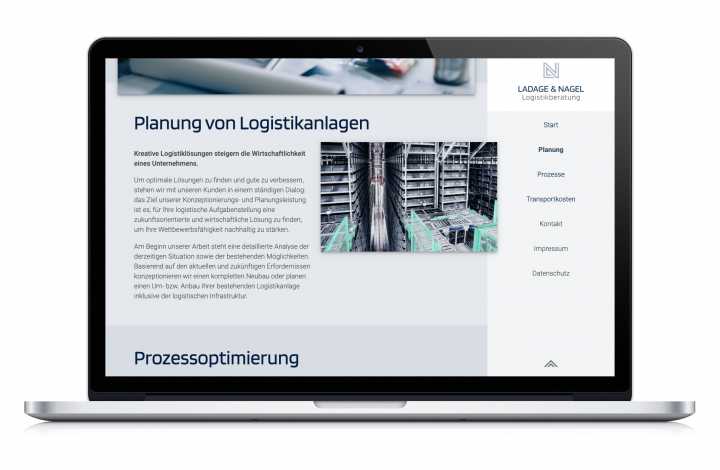 Logistikberatung - Webdesign