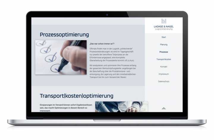 Responsive Webdesign - Artwork, implementation, logo redesign