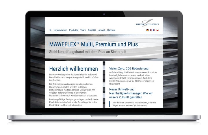 Kaltwalzwerk - Webdesign