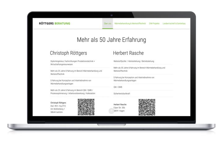 Industrieberatung - Webdesign