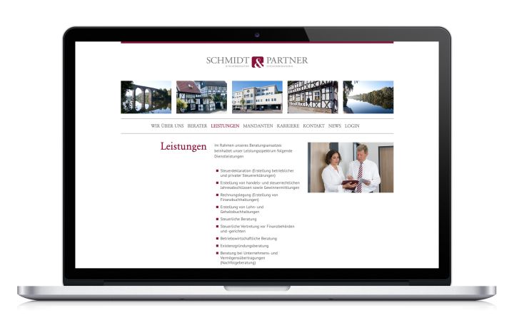 Steuerberatung - Webdesign