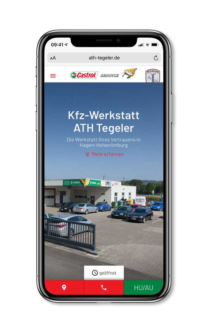 Kfz-Werkstatt - Webdesign