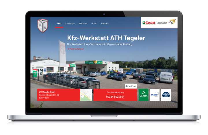 Kfz-Werkstatt - Webdesign