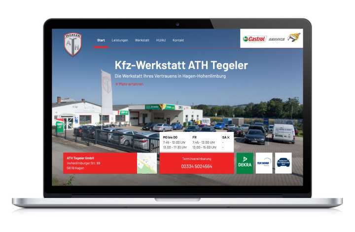 Kfz-Werkstatt - Webdesign