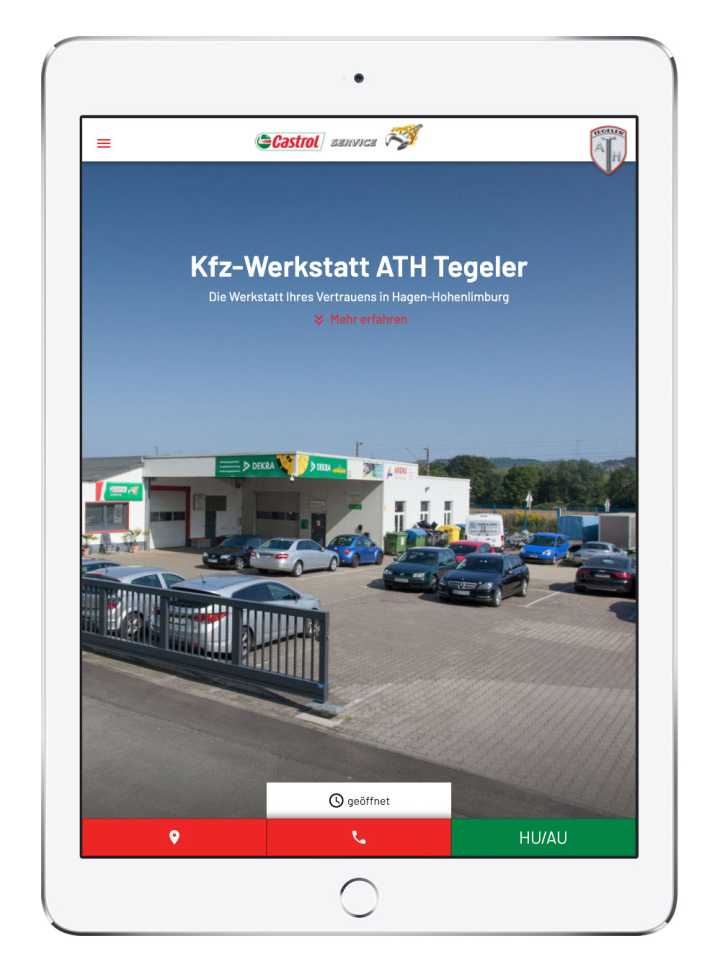 Kfz-Werkstatt - Webdesign