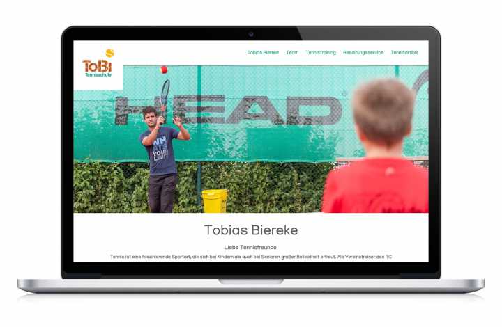 Tennistrainer - Webdesign