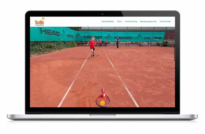 Tennistrainer - Webdesign