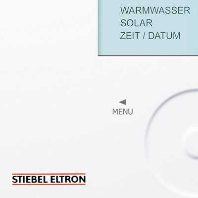 Product design heat pump control Stiebel Eltron