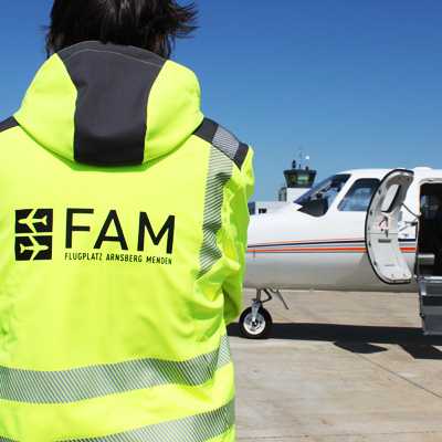 Webdesign der FAM Flugplatz Arnsberg-Menden Webseite aus Arnsberg Menden